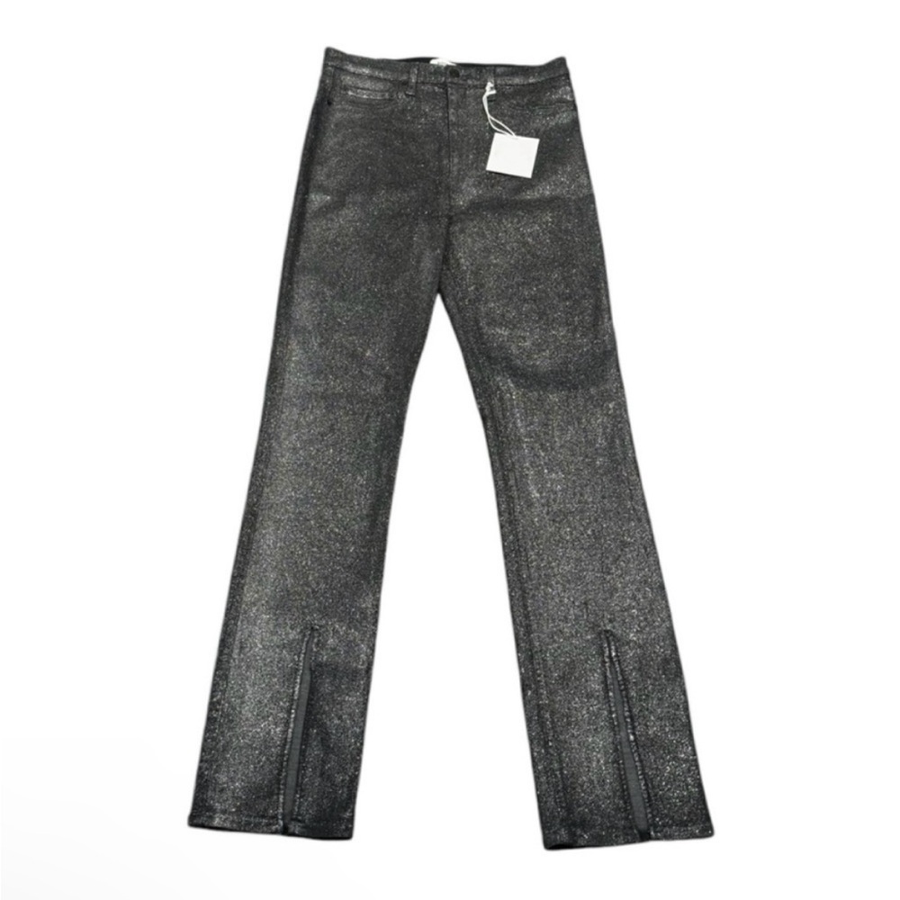 Pistola Jeans Sz 28 Colleen Stargaze High Rise Modern Slim Boot Sparkling Slits